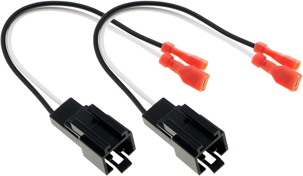 KICKER Altavoces de 4 x 6 pulgadas para Jeep Wrangler 1997-2006 Kit de actualización – Par de series DS con adaptadores y arnés, altavoz delantero
