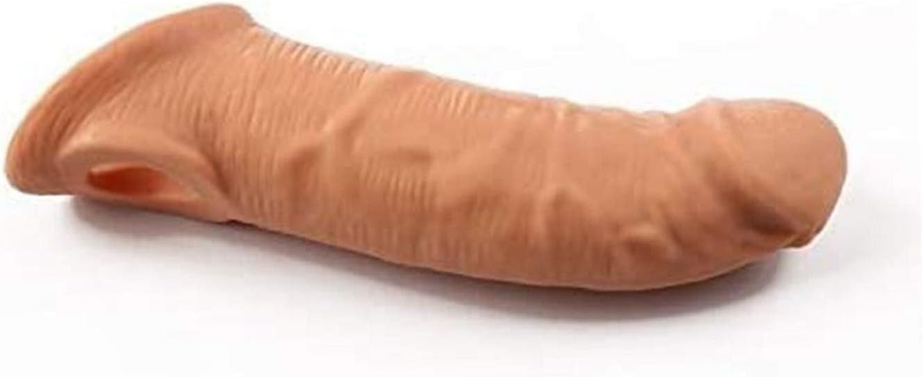 FARHOKO Condón macho roscado condón adulto bloqueo fino anillo extendido manga carne manga