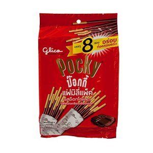 Glico, Pocky, Palito de Galleta, Sabor Chocolate, Paquete Familiar, 5.43 oz Paquete de 1 unidad Glico, Pocky, Palito de Galleta, Sabor Chocolate, Paquete Familiar, 5.43 oz Paquete de 1 unidad