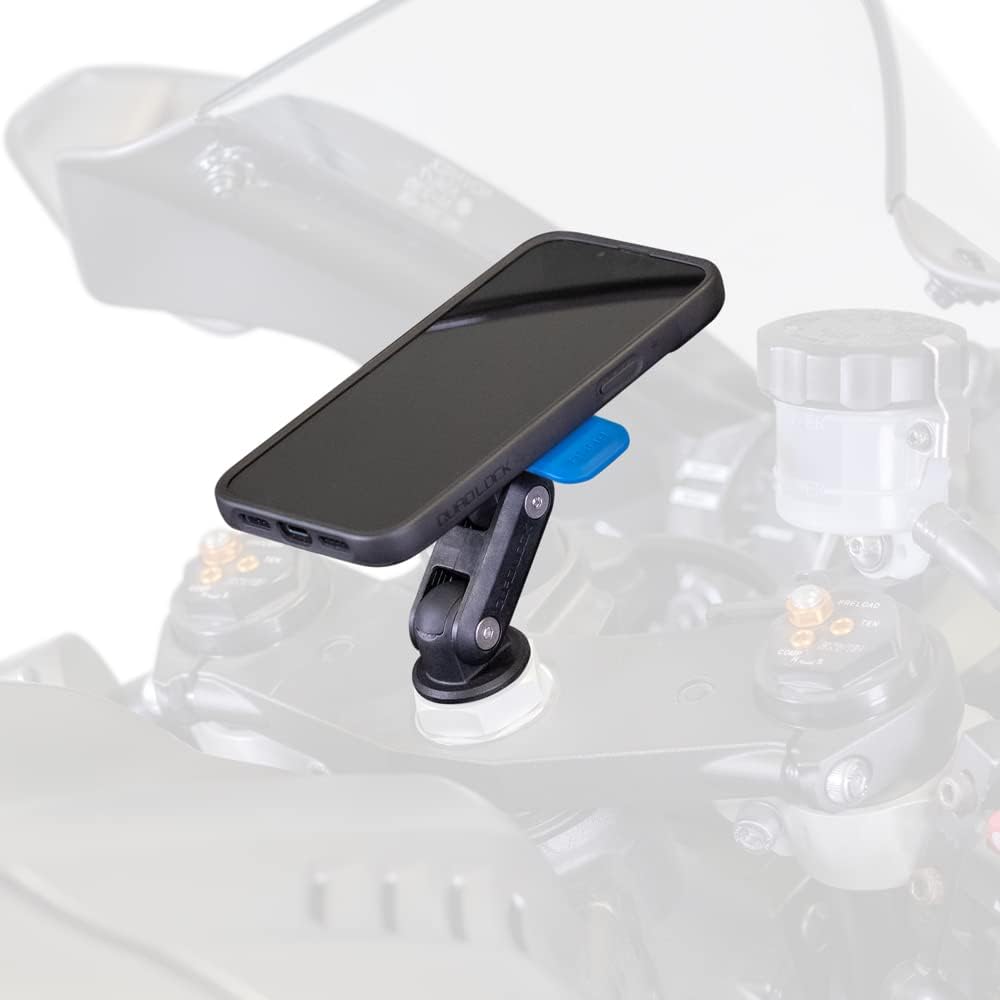 Quad Lock Kit de montaje de motocicleta con vástago de horquilla para iPhone 14 Pro