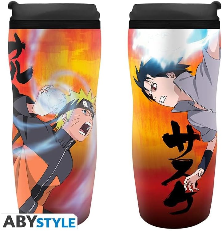 ABYstyle Naruto Naruto vs Sasuke – Taza de viaje