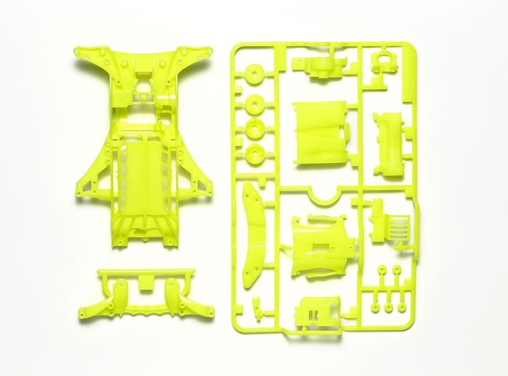 Juego de chasis fluorescente JR FM-A (amarillo)  Tamiya  95494