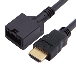 CY Cable 4K HDMI 1.4 Tipo-E Hembra a Tipo A Macho Cable de Audio de Video para Sistema de Conexión Automotriz Conector Grado 1.6 ft CY Cable 4K HDMI 1.4 Tipo-E Hembra a Tipo A Macho Cable de Audio de Video para Sistema de Conexión Automotriz Conector Grado 1.6 ft