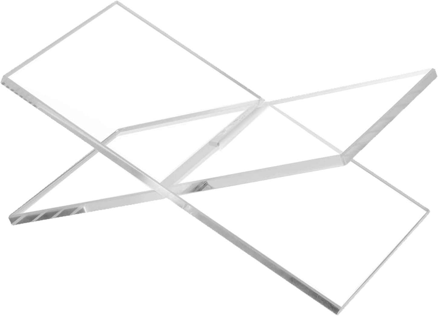 Soportes grandes de acrílico transparente para exhibición, amlits, mejor soporte abierto para libros de cocina, revistas, periódicos, libros de
