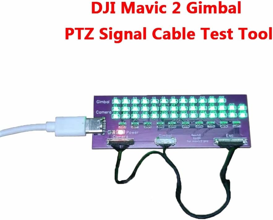 Gimbal Cámara PTZ Cable de señal de transmisión Flex Wire Herramienta de prueba para D-JI Mavic 2 ProZoom piezas de reparación (color  cable de