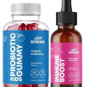 JoySpring Probióticos para niños pequeños con sabor a fresa – Probióticos de goma para niños y líquido multivitamínico para niños pequeños JoySpring Probióticos para niños pequeños con sabor a fresa – Probióticos de goma para niños y líquido multivitamínico para niños pequeños