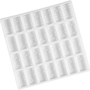 MILISTEN 1 molde de dominó de resina para fundición de dominó, moldes de chocolate, moldes de caramelo de dominó para resina Domino haciendo dominó MILISTEN 1 molde de dominó de resina para fundición de dominó, moldes de chocolate, moldes de caramelo de dominó para resina Domino haciendo dominó