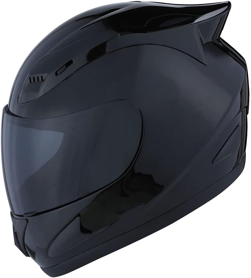 1Storm – Casco de motocicleta para cabeza completa, diseño de calavera mecánica HJDJ11