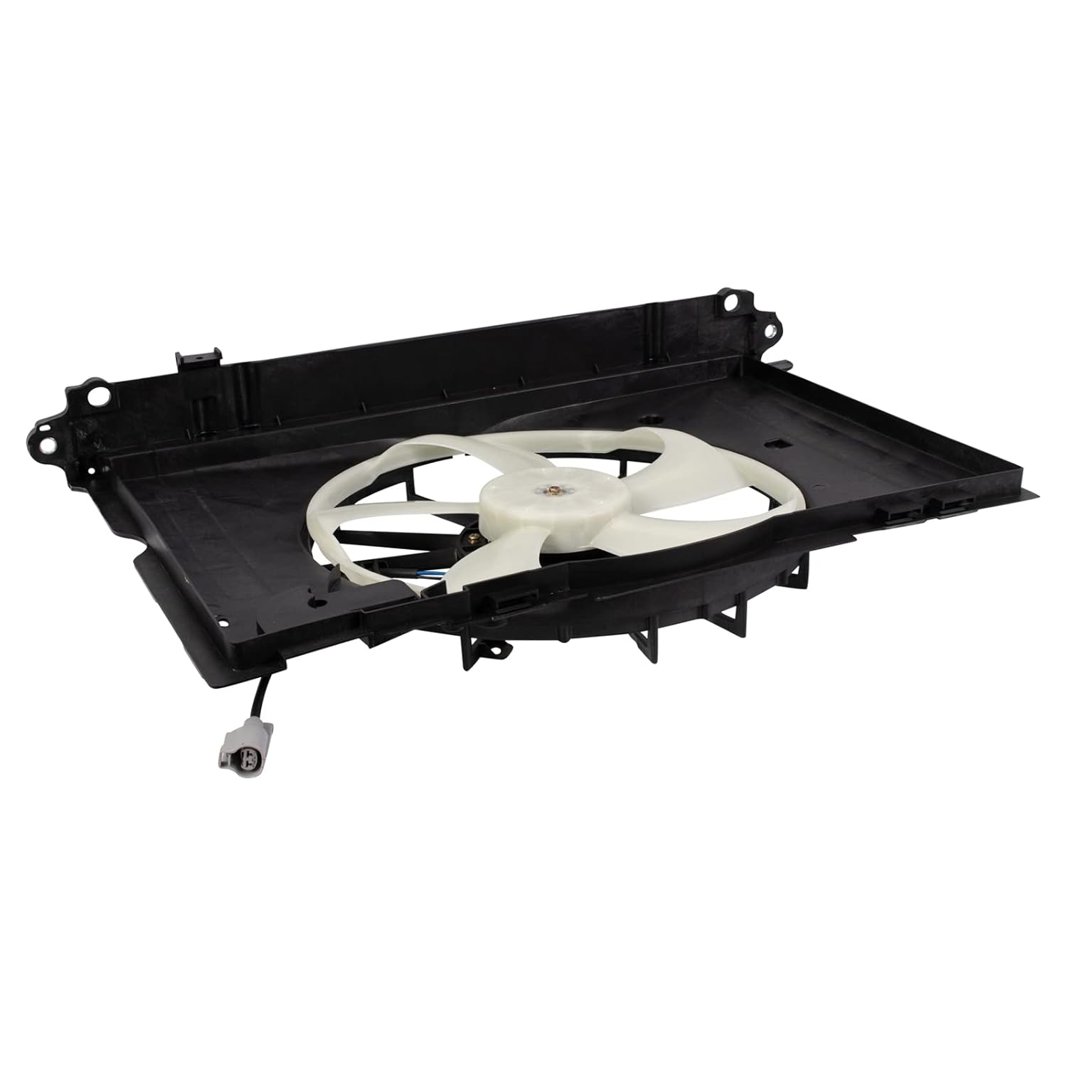 TRQ Conjunto de ventilador de refrigeración del radiador para Toyota Corolla Matrix Pontiac Vibe 1.8L