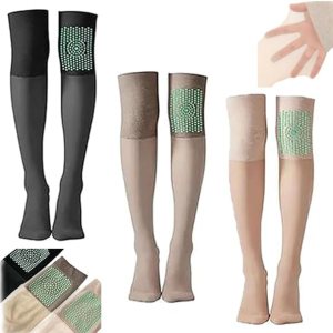 Medias de seda del tubo largo de la desintoxicación linfática de la corrección iónica Medias de seda del tubo largo de la desintoxicación linfática de la corrección iónica