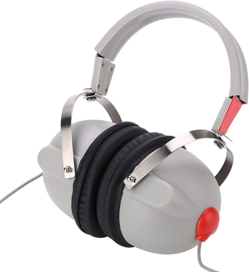Focket Audífonos audiómetros, audiómetro profesional de alta sensibilidad 3dB audiométrico audiométrico audiométrico, audiómetro de conducción de