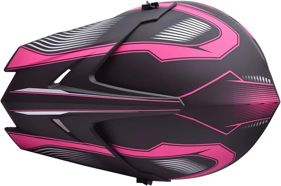 Casco para adultos de 4 ruedas, casco de motocross DOTFMVSS-218, cómodo y transpirable, casco completo para locomotoras utilizadas en todas las