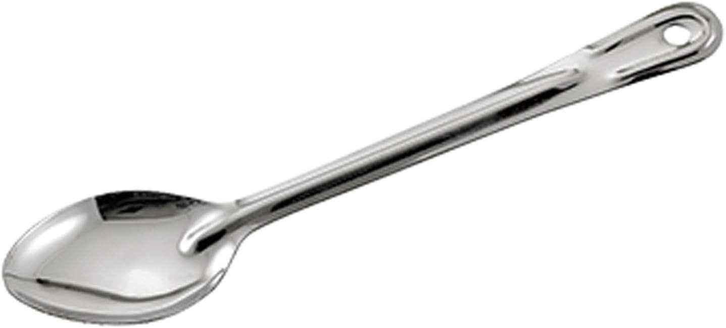 Winco Cuchara para untar sólida, plateada 11 pulgadas