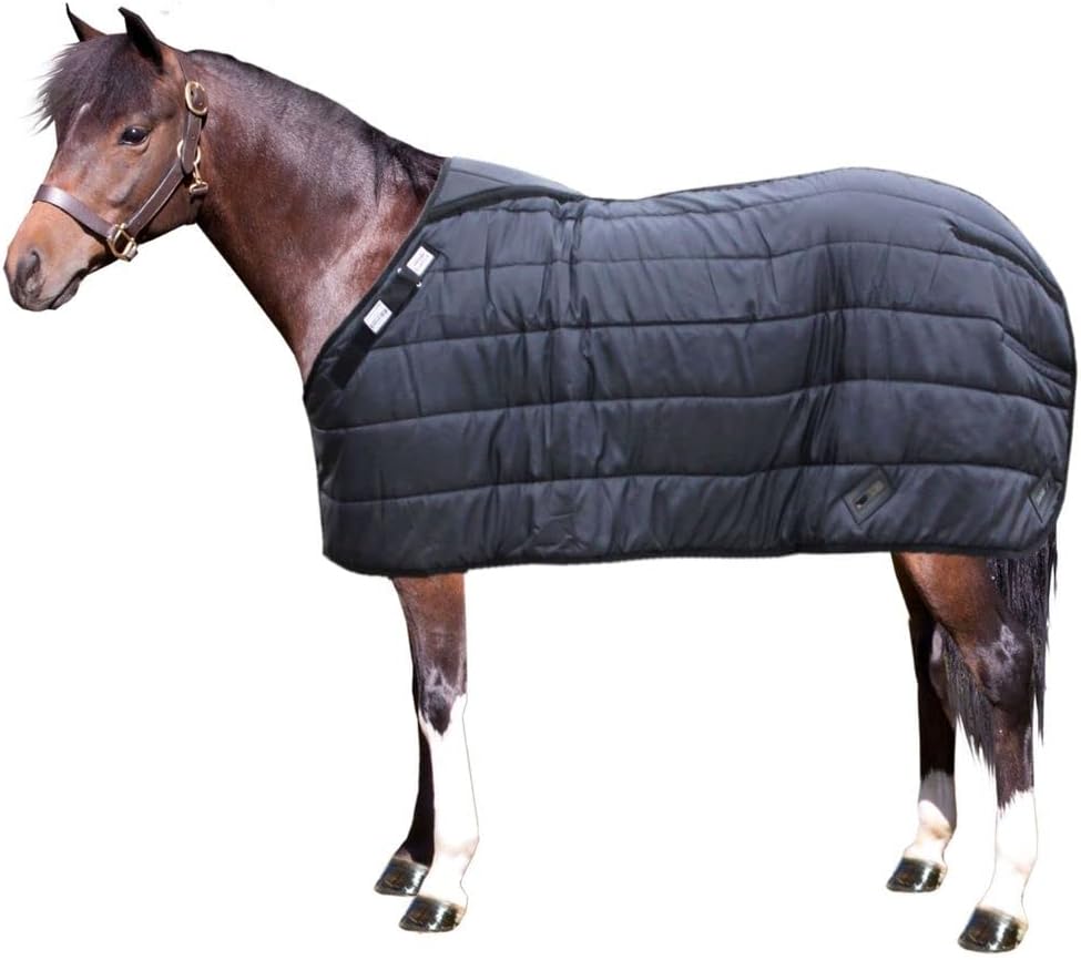 V-Free Nylon Blanket Liner for Horses  Deep V Closed Front  Customizable Neck Size  Insulated Warmth & Breathability