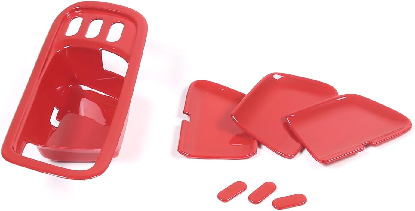 Cubierta interior de la manija de la puerta para Honda Pilot 2016-2022, 4 piezas de material ABS de material ABS protector del marco de la puerta