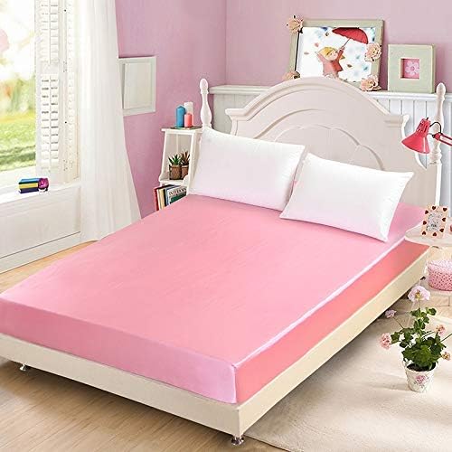 Bedify Bedding Juego de edredón 100% satén de seda pura con juego de 4 piezas, sábana bajera de seda con bolsillo profundo de 15 pulgadas, sábanas