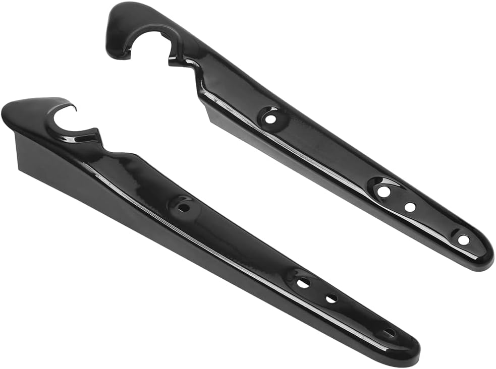 Juego de puntal de guardabarros trasero negro brillante para guardabarros, cubierta de soporte lateral de señal de giro para Harley Sportster Iron