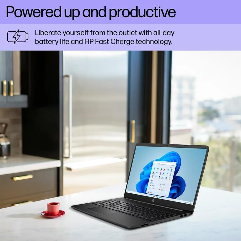 HP Laptop 2023, pantalla de 15.6 pulgadas, procesador Intel Pentium Silver N5030 (4 núcleos), 16 GB de RAM, SSD de 512 GB, gráficos Intel UHD 605,