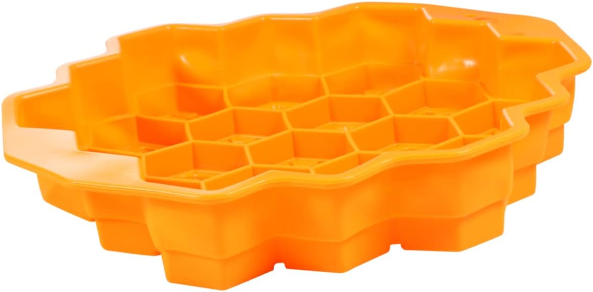 DOITOOL Molde de silicona para pastel de panal, moldes de silicona para cubitos de hielo, moldes de silicona para jabón, tostadas, horneados, moldes