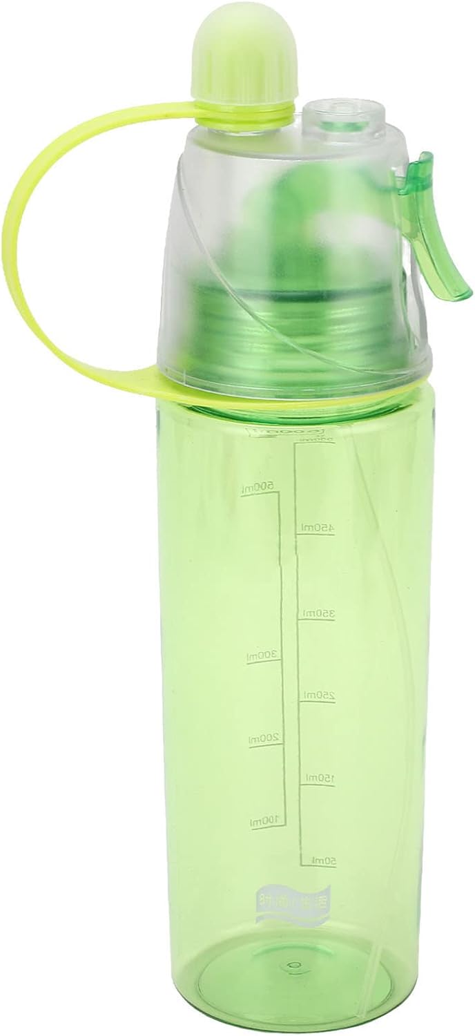 HEITIGN Botella de spray de agua, botella de bebida, botella de deportes, botella de agua, botella de agua de niebla, botella de spray de agua,