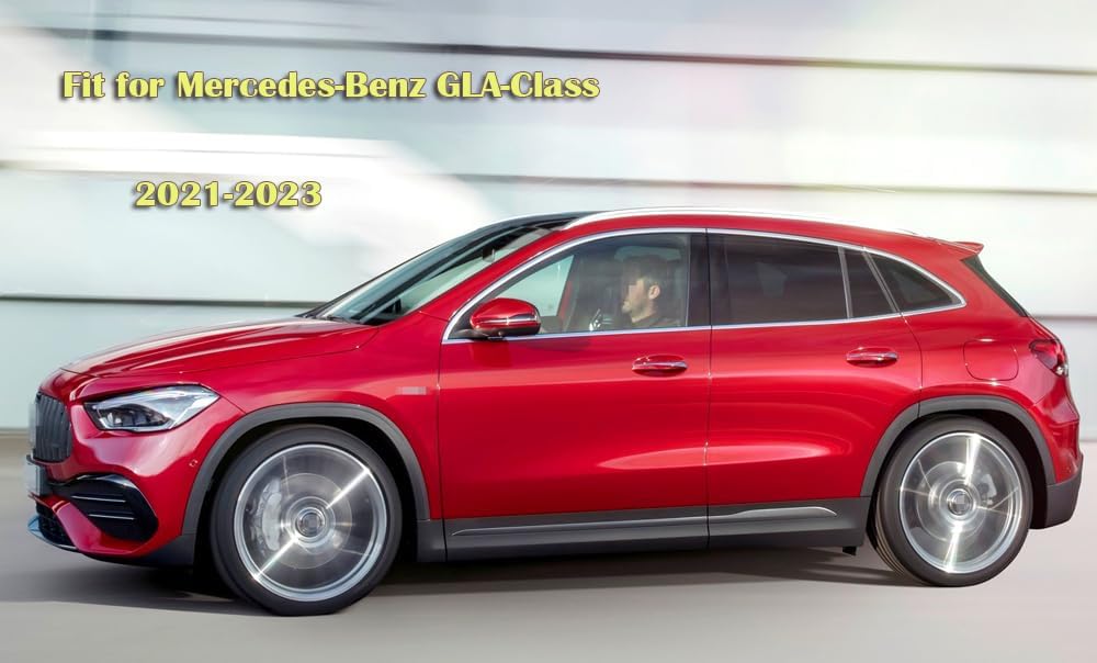Deflectores de pantalla de ventilación para ventana, protectores de lluvia compatibles con Mercedes-Benz GLA 250GLA 35GLA 45 2021-2023, visera de