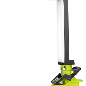 YEX-BUR Luz de trabajo LED de 30W 2400LM para Ryobi 18V ONE + batería NiCd NiMh de iones de litio con clip en luz plegable al aire libre con puerto YEX-BUR Luz de trabajo LED de 30W 2400LM para Ryobi 18V ONE + batería NiCd NiMh de iones de litio con clip en luz plegable al aire libre con puerto