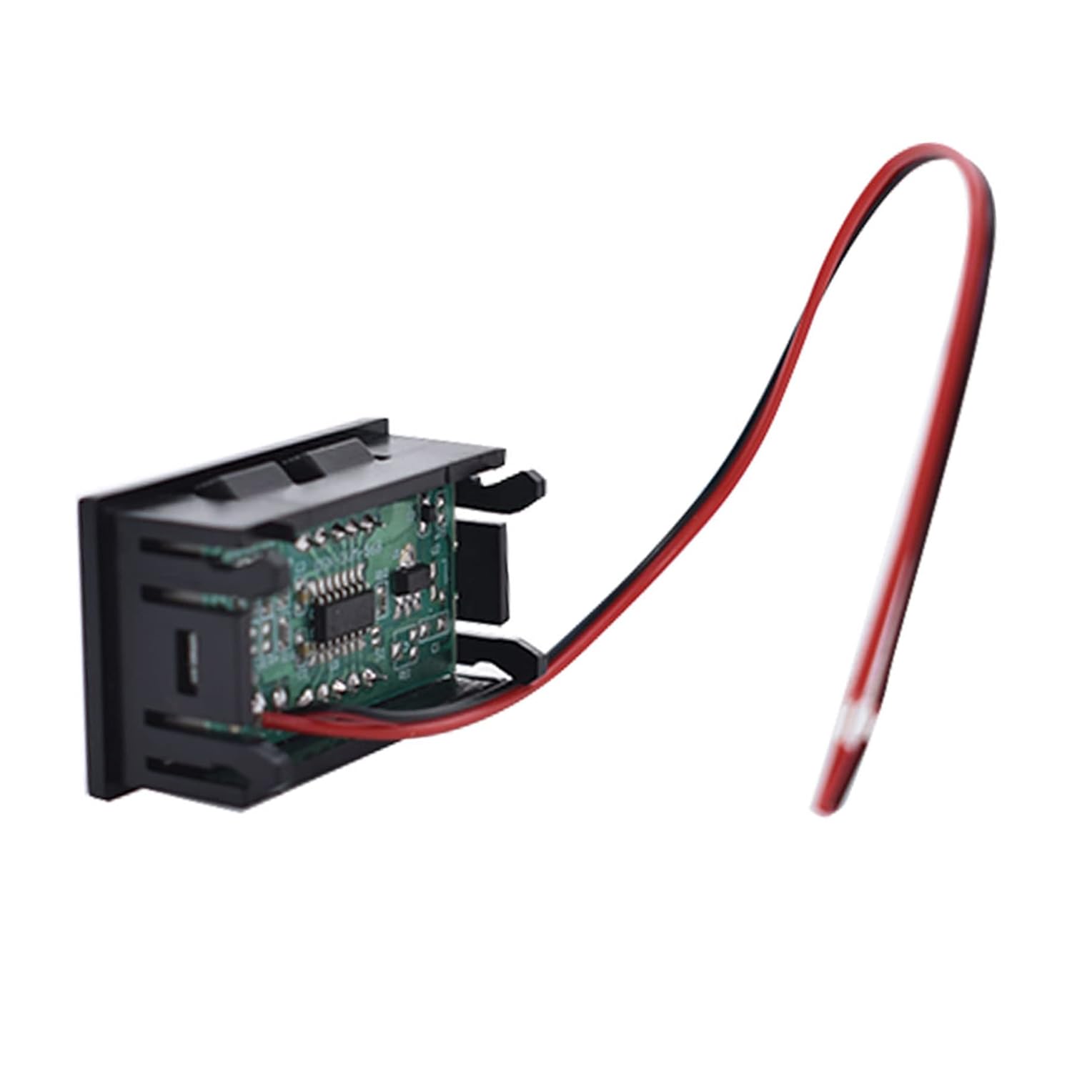 DC 0-30V 3-Digital Display Medidor de Voltaje 3pcs Voltímetro Panel Motocicleta
