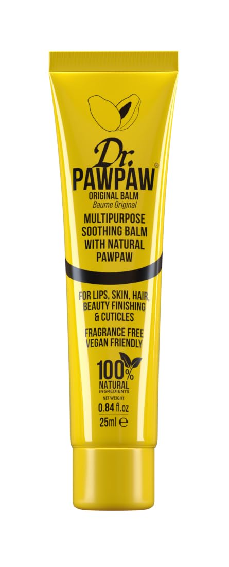 Dr. Bálsamo multiusos Pawpaw, bálsamo sin fragancia, para labios, piel, cabello, cutículas, uñas y acabado de belleza 25 ml.