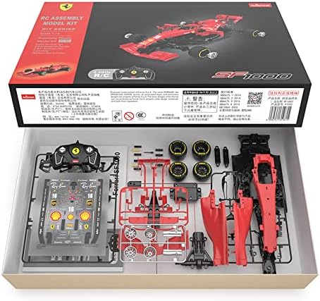 RASTAR 97000 116 Ferrari F1 RC Kits de construcción de automóviles  Con licencia oficial Ferrari SF1000 F1 modelo de coche a control remoto para