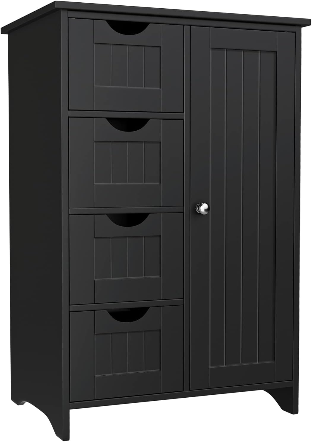 YESHOMY Armario de almacenamiento de baño, organizador lateral independiente con gran espacio y estantes ajustables, muebles de oficina en casa para