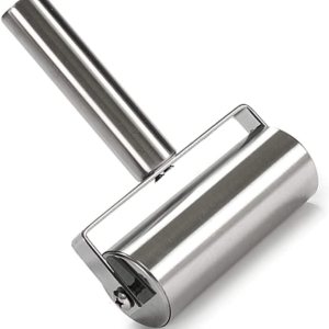 Rodillo pequeño, rodillo de masa de acero inoxidable, rodillo de hornear de cocina doméstica, adecuado para hacer pasteles, galletas, pizza y otras Rodillo pequeño, rodillo de masa de acero inoxidable, rodillo de hornear de cocina doméstica, adecuado para hacer pasteles, galletas, pizza y otras