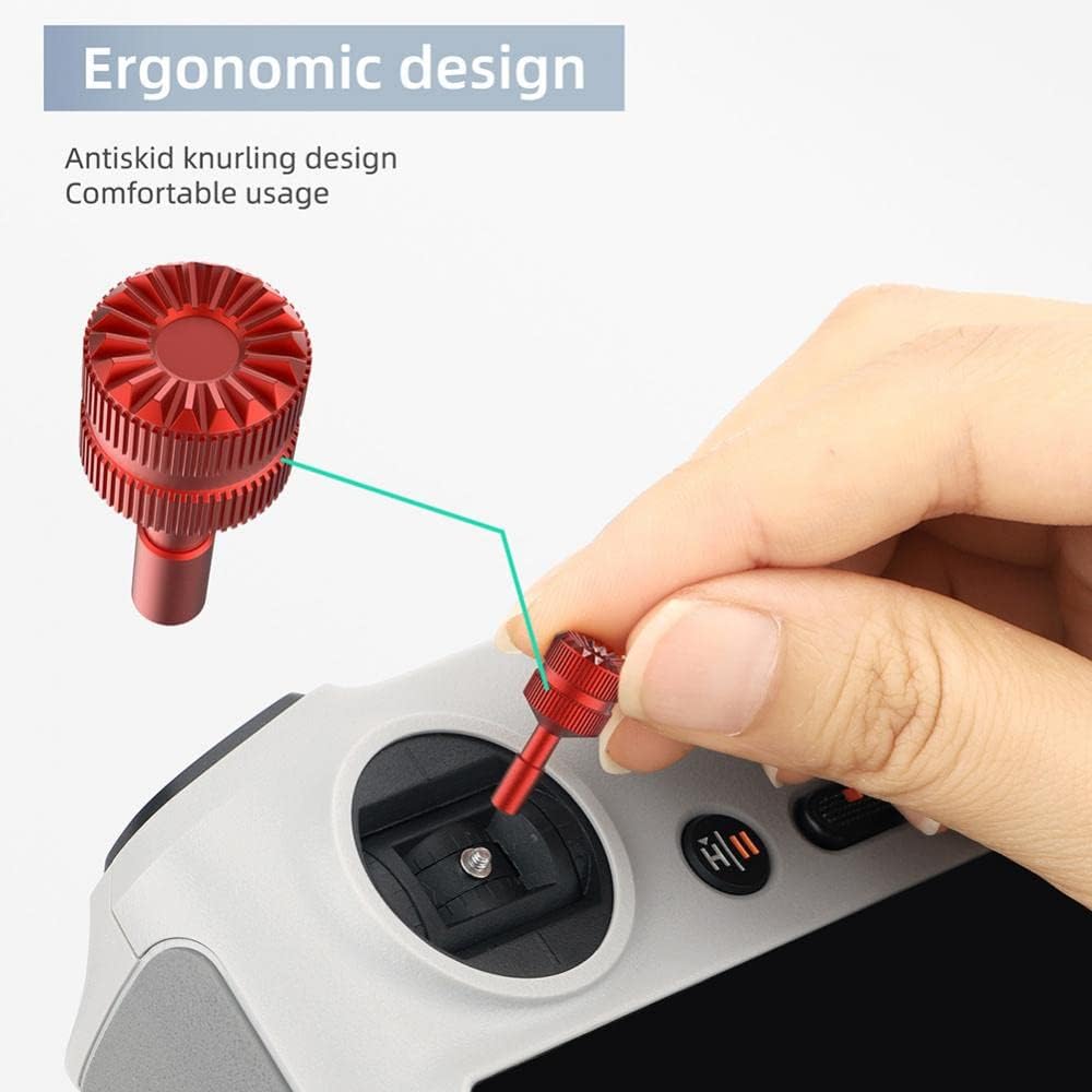 2 unidadesjuego de mini 3 PRO Dron Control remoto Joystick Thumb Rocker Stick Protector Rod para DJI Mini3 PRO Accesorios de controlador (dorado, 1