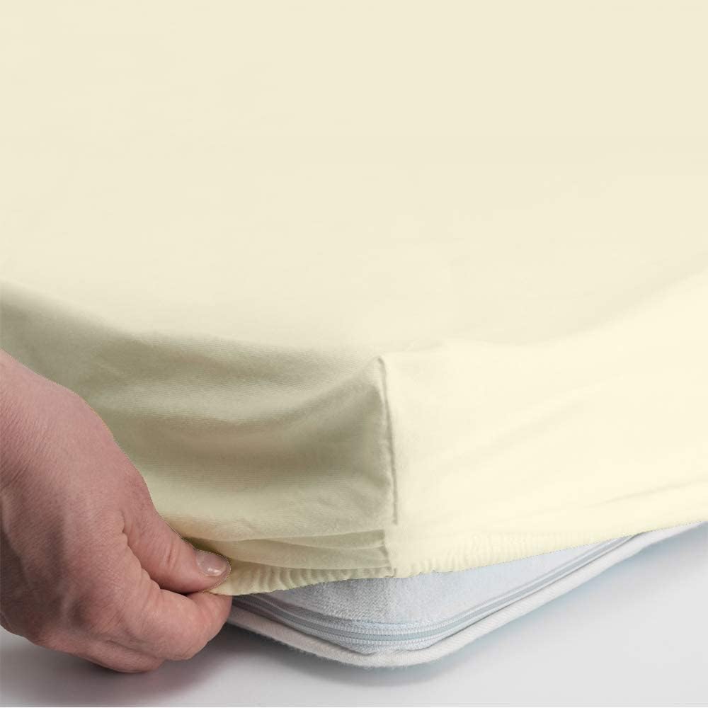 Juego de sábanas de microfibra 1800 de 4 piezas para autocaravanas y cámper, bolsillos profundos, sábanas bajeras de 6 a 10 pulgadas, frescas y