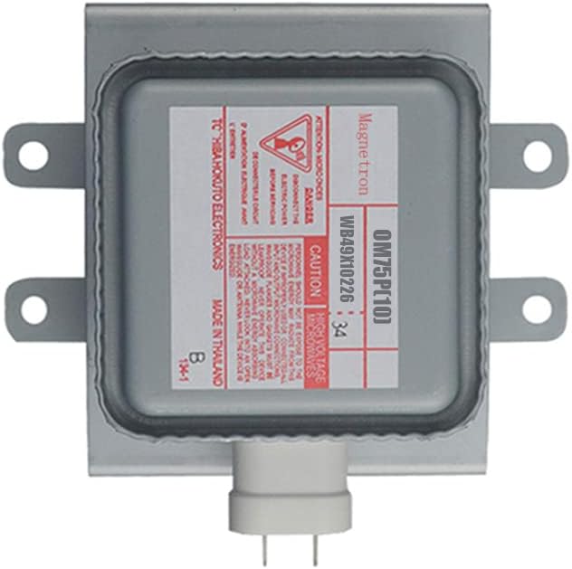WB49X10226, OM75P (10) Magnetrón para GE Kenmore Monogram Microondas Horno Reparación Pieza Reemplazar WB27X10489 1608251 AH2577626 EA2577626 2M248J