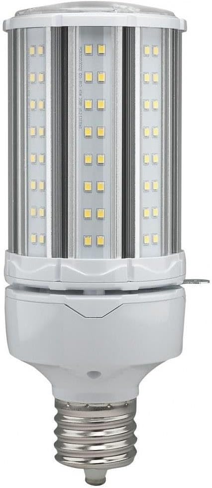 Satco S39393 Hi-Pro – 8.81 pulgadas 45W LED HID Mogul lámpara de repuesto de base extendida, temperatura de color 5000, color final blanco