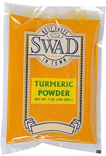Swad – Polvo de cúrcuma de 7 onzas (paquete de 4)