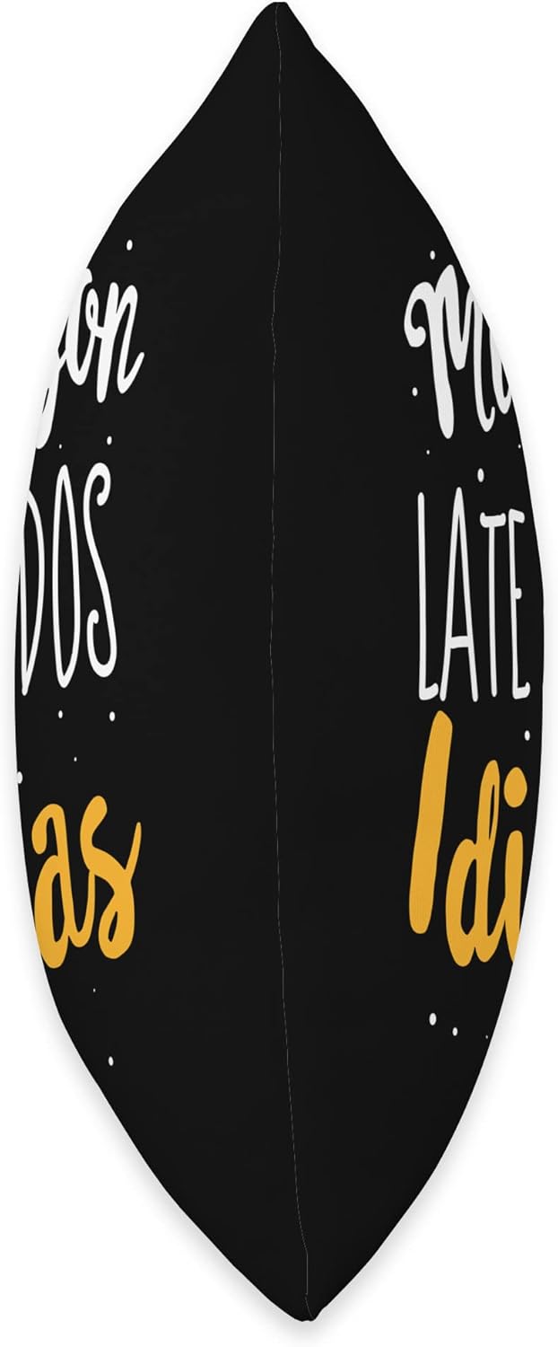 Dimelo Espanol Regalos Para Maestras Gifts Ideas Mi Corazon Late en dos idiomas – Almohada bilingüe para profesor de español, 16 x 16 pulgadas,