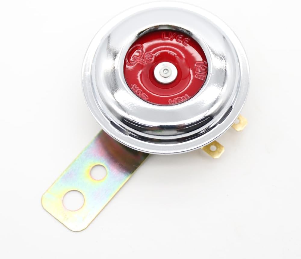 LVEE DL70-002 Universal motocicleta eléctrica bocinas impermeable redondo altavoz 12V 1.5A 105db pequeño cuerno para motocicleta