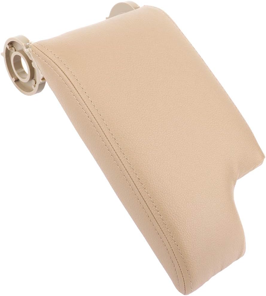 Aintier Tapa de consola central beige compatible con 1999-2004 para BMW E46 Serie 3 Kit de reparación de cubierta de reposabrazos