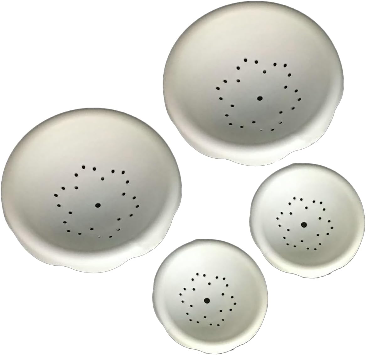 lasenersm 4 piezas de moldes de secado de fondant en forma de tazón, moldes de secado de fondant, moldes de secado de flores, pastel de azúcar,