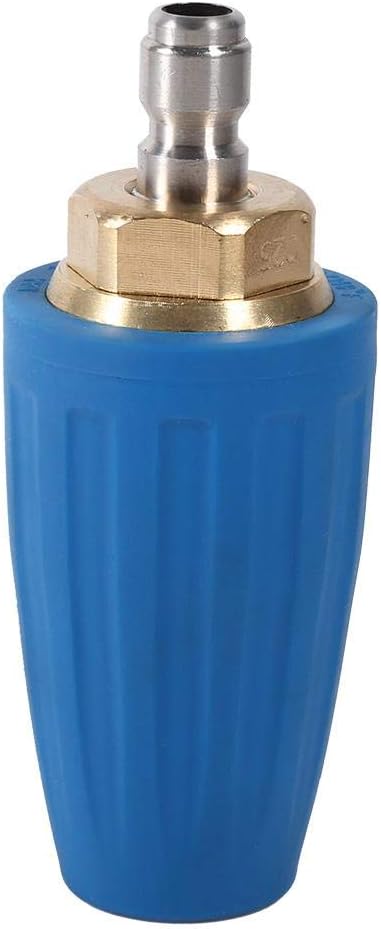 Boquilla turbo para lavadora a presión, boquilla giratoria de 3000 psi, kit universal de puntas de boquilla de pulverización de 14 pulgadas (2.5 GPM)