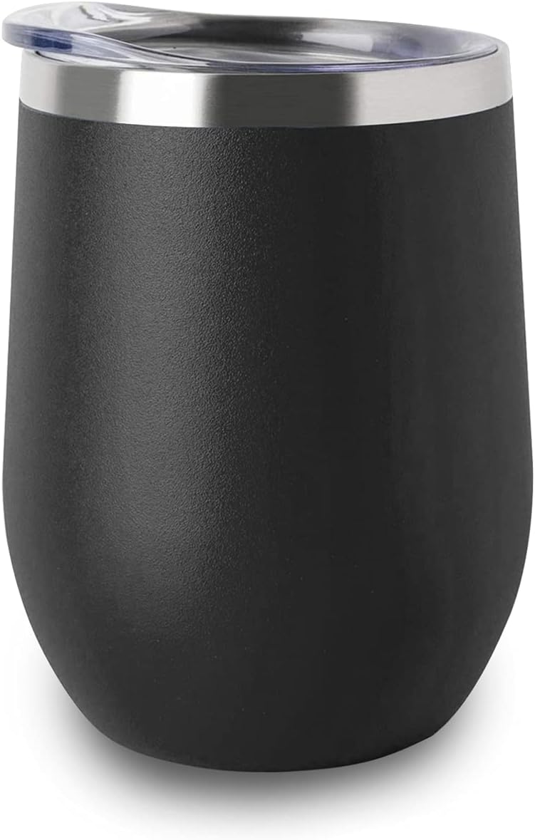Vaso de vino de 10 oz, aislado al vacío, acero inoxidable