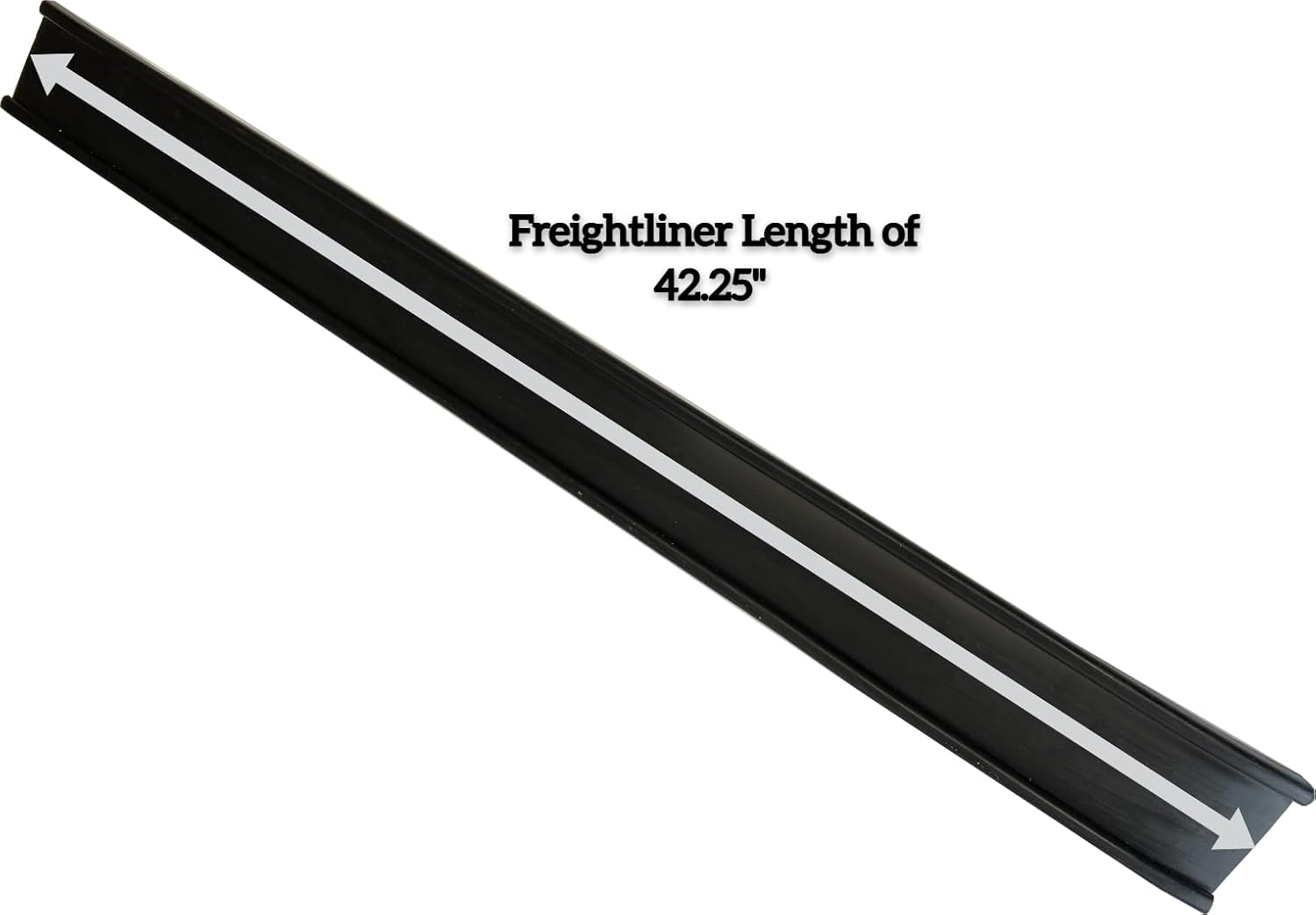 Aislador de correa para tanque de combustible de 4 pulgadas compatible con camiones Freightliner con aisladores de goma de 42.25 pulgadas de longitud