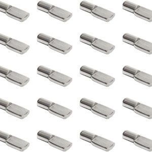 20 piezas de metal para armario de armario, pasadores de soporte, clavijas para estanterías, estantes separadores, soportes de almacenamiento de 20 piezas de metal para armario de armario, pasadores de soporte, clavijas para estanterías, estantes separadores, soportes de almacenamiento de