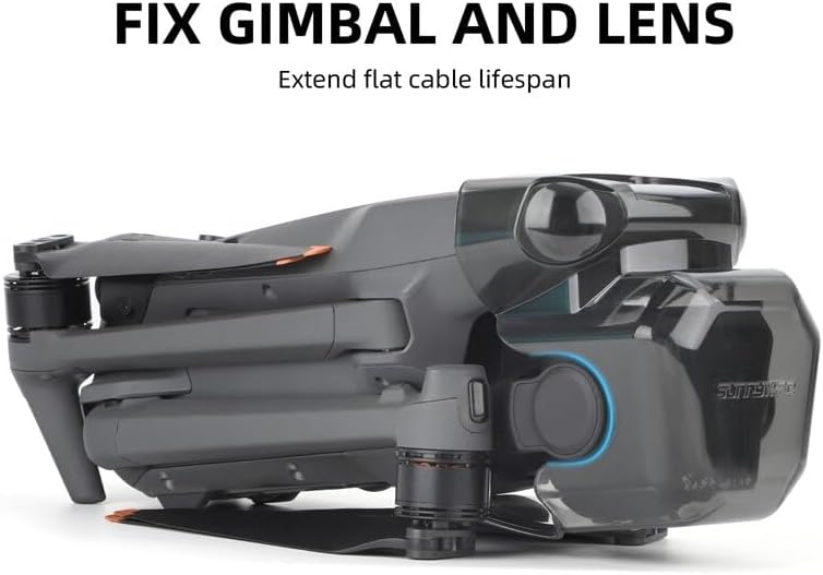 Cubierta de cardán integrada para DJI Mavic 3 Pro Drone Accesorios Transparente Lente Visión Protector de Plástico Cámara Set