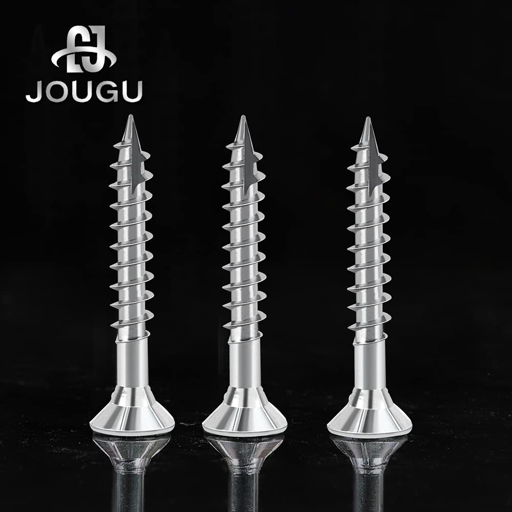 Tornillos para madera #10 × Tornillos Torx Star Drive de 2-14 pulgadas, cabeza plana, M5 × 60 avellanados T25, corte de rosca autorroscante, acero
