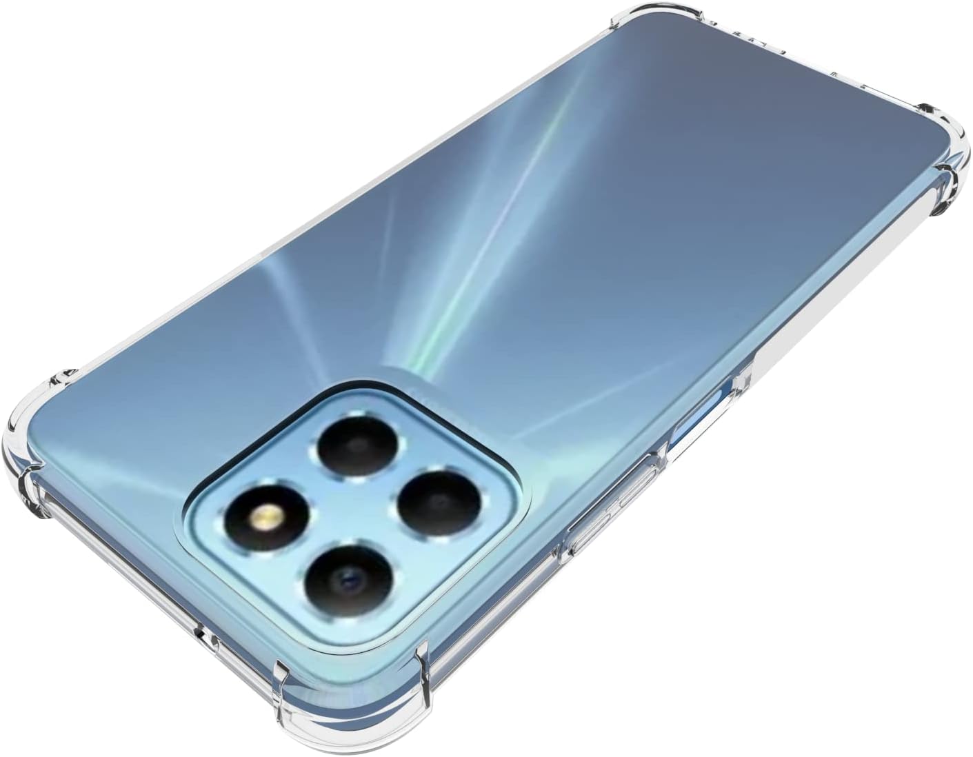 Funda para Honor X6  X6s  Honor X8 5G Transparente TPU Cuatro Esquinas Funda Protectora Transparente Suave