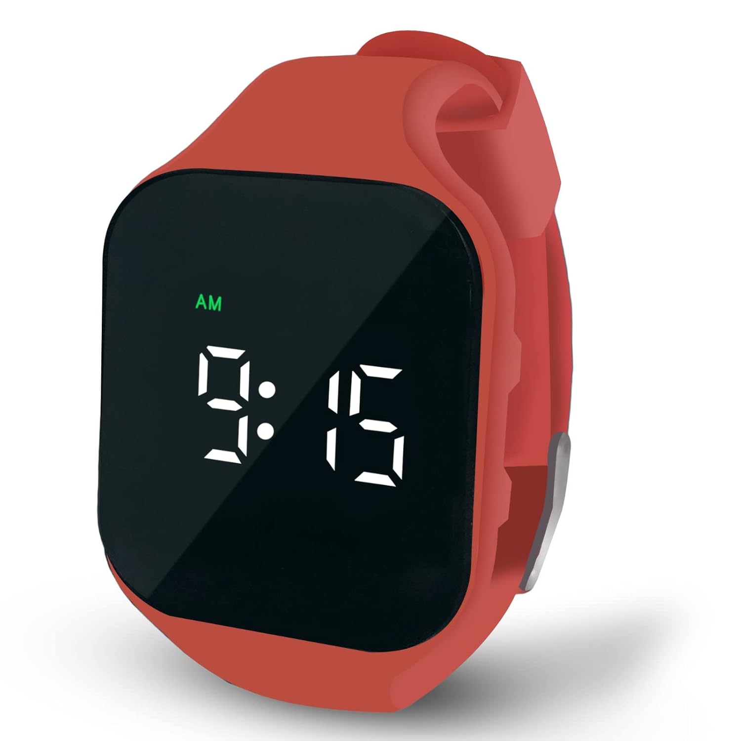 Reloj de entrenamiento para ir al baño con botón cuadrado, temporizador de entrenamiento para inodoro, recargable, resistente al agua, reloj