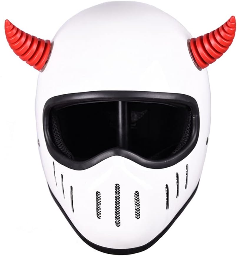 2 piezas de cuernos de diablo con ventosas  Casco de motocicleta, decoración de cuerno de diablo para coche, adorno para techo de automóvil,