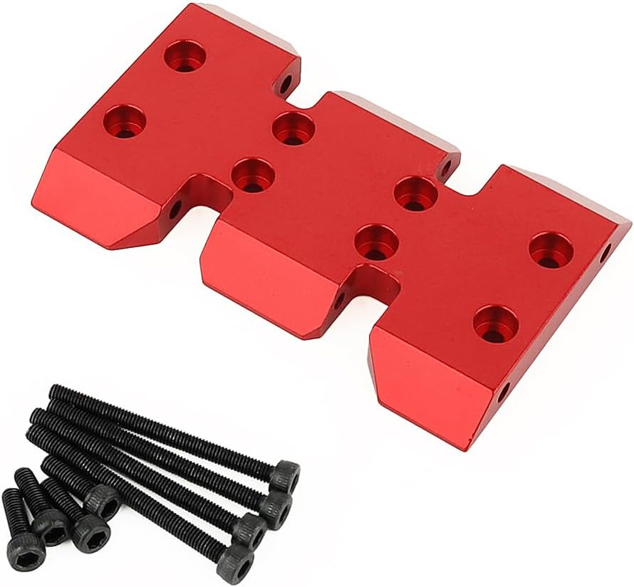 ZXYRC Placa de deslizamiento de caja de engranajes de transmisión de metal inferior de aluminio para 110 RC Crawler LCG Axial SCX10 I II III Capra